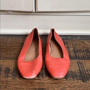 Madewell Cory Flat in Leather AE218
